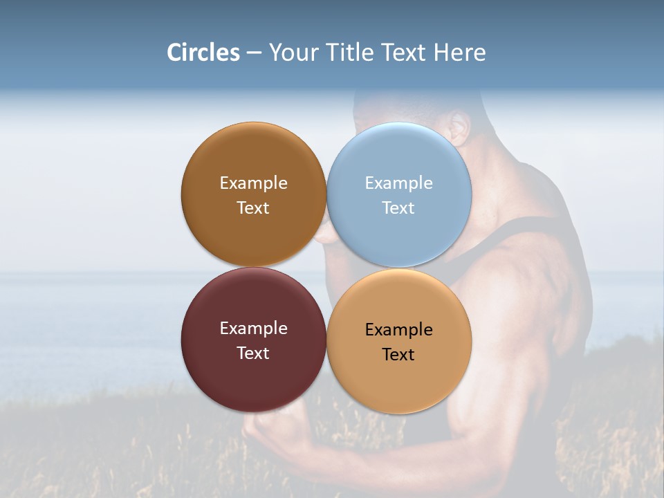 Arm Man Fit PowerPoint Template