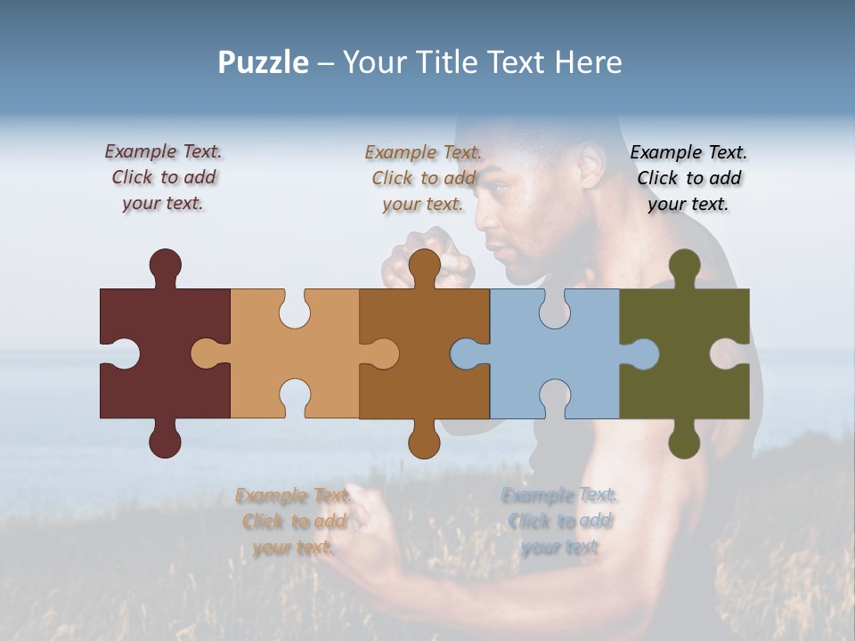 Arm Man Fit PowerPoint Template