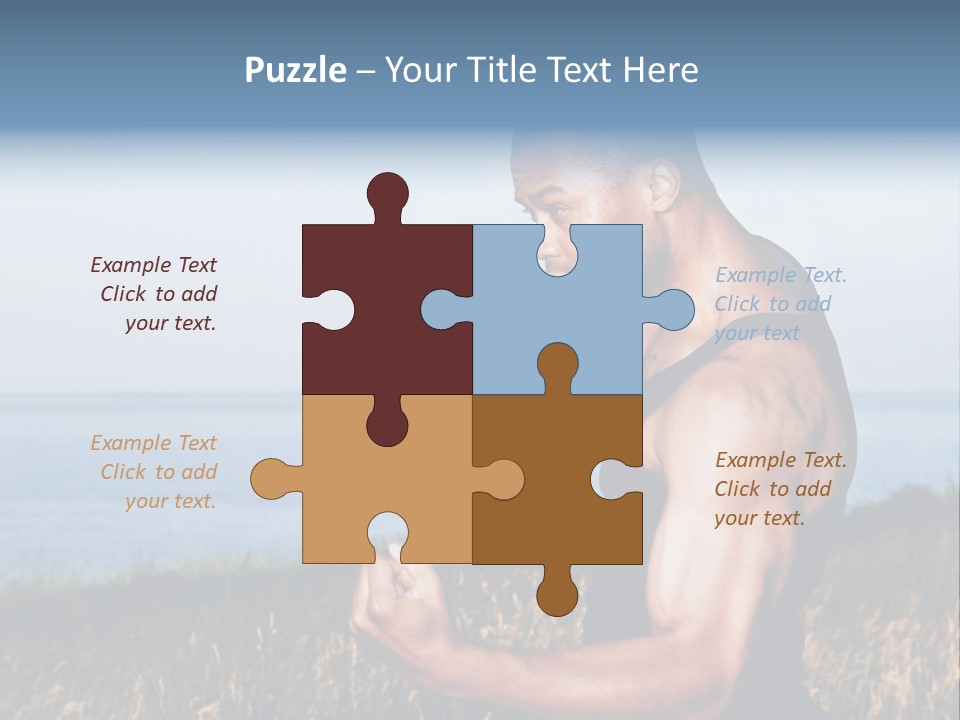 Arm Man Fit PowerPoint Template