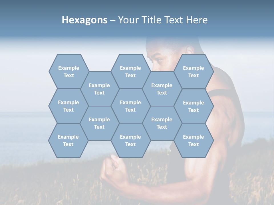 Arm Man Fit PowerPoint Template