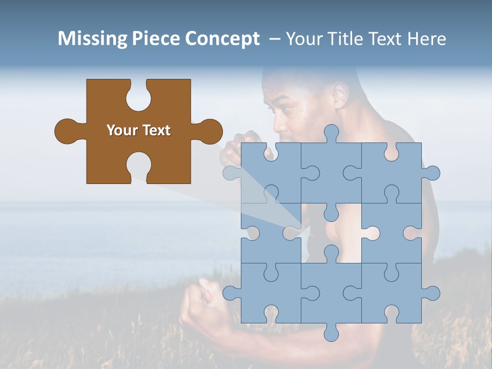 Arm Man Fit PowerPoint Template