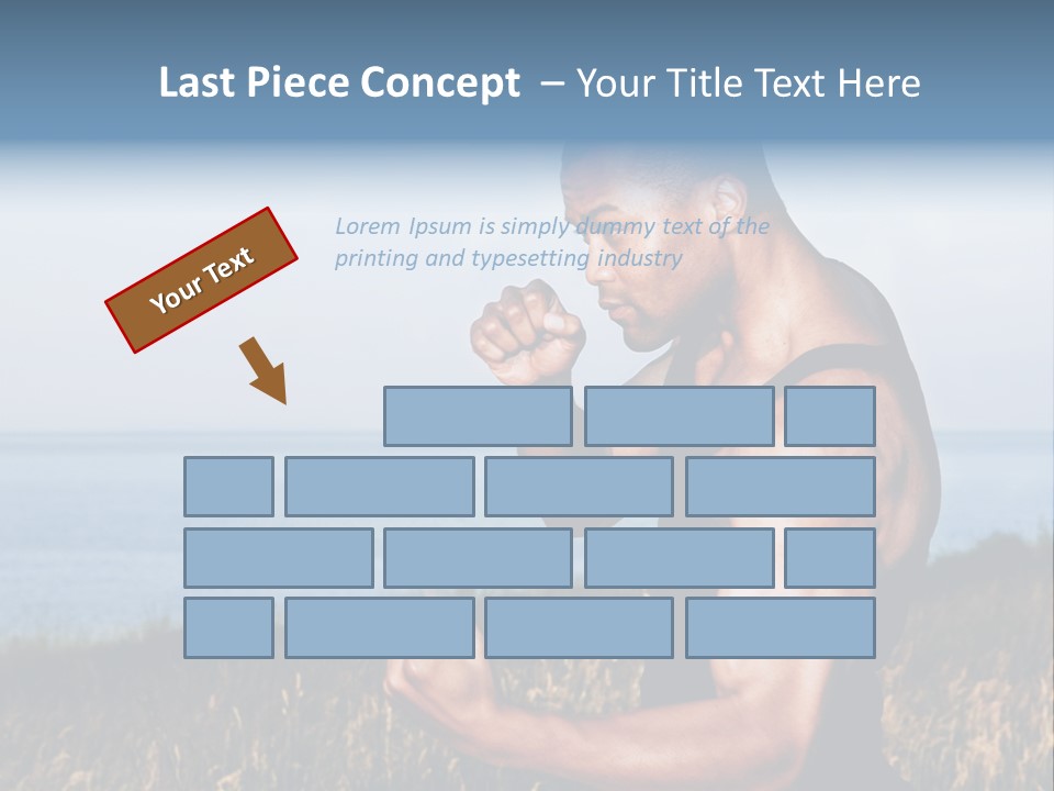 Arm Man Fit PowerPoint Template