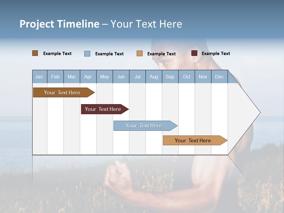 Arm Man Fit PowerPoint Template