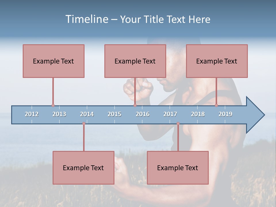 Arm Man Fit PowerPoint Template