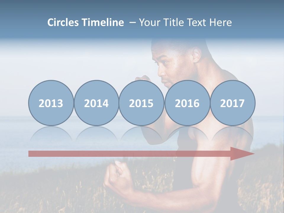 Arm Man Fit PowerPoint Template