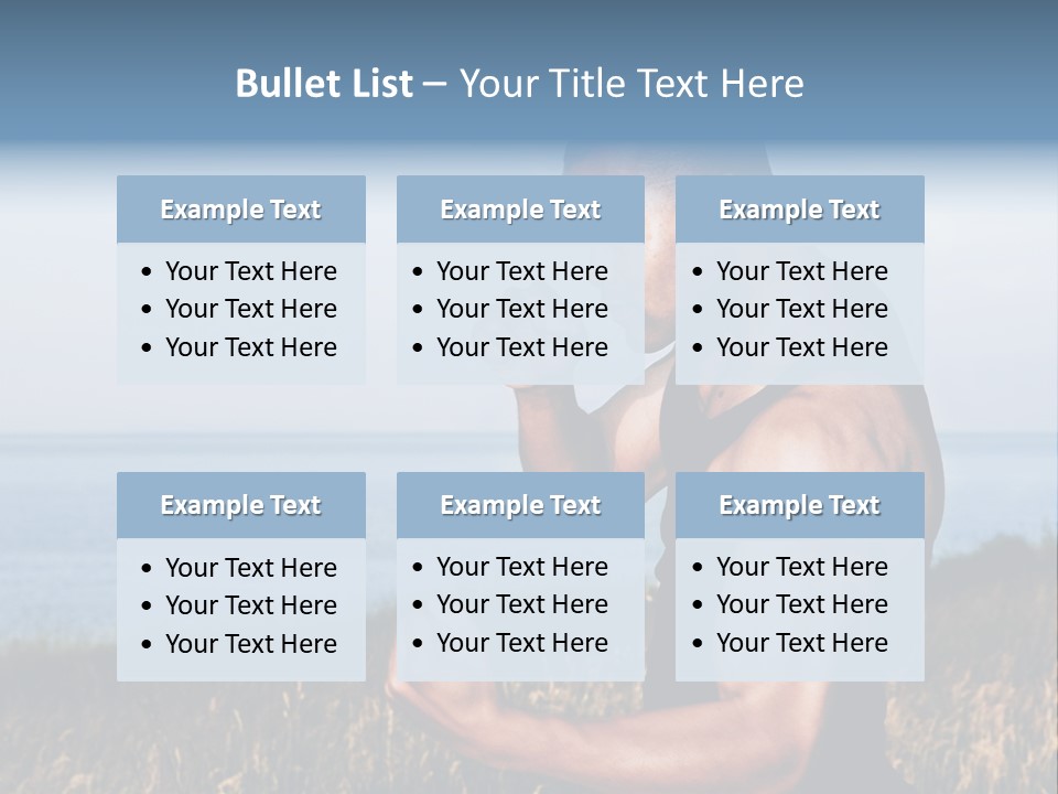 Arm Man Fit PowerPoint Template