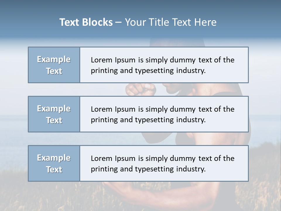 Arm Man Fit PowerPoint Template