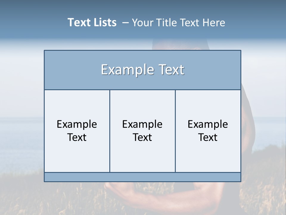 Arm Man Fit PowerPoint Template