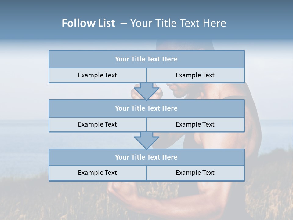Arm Man Fit PowerPoint Template