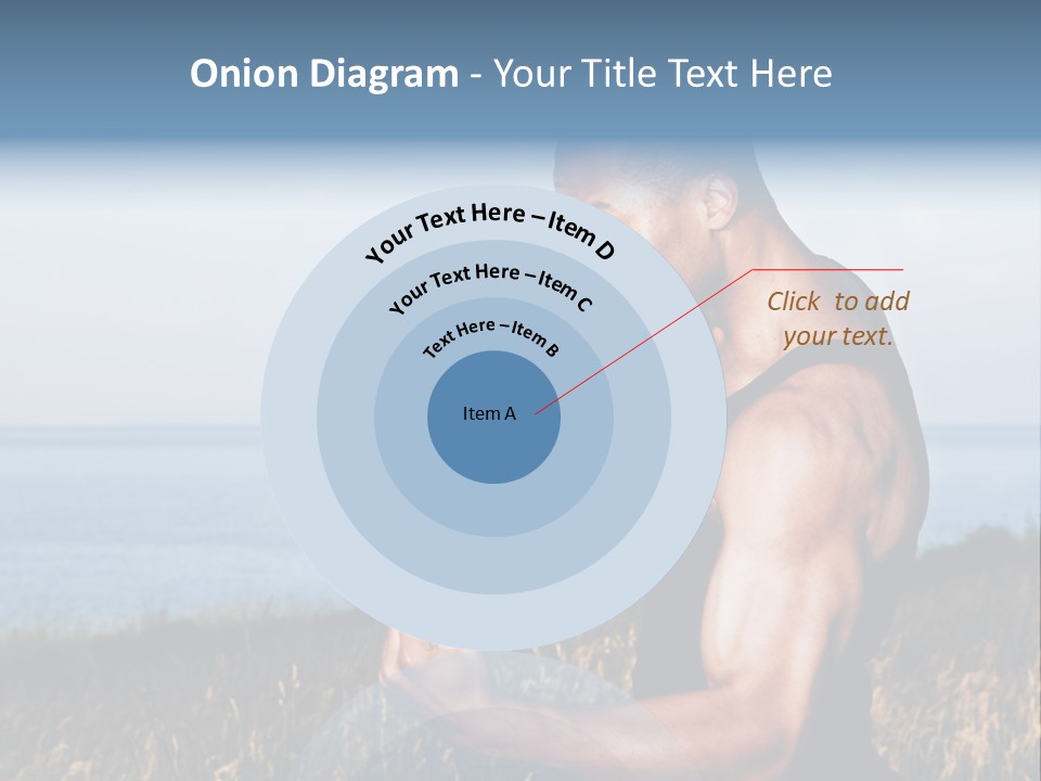 Arm Man Fit PowerPoint Template