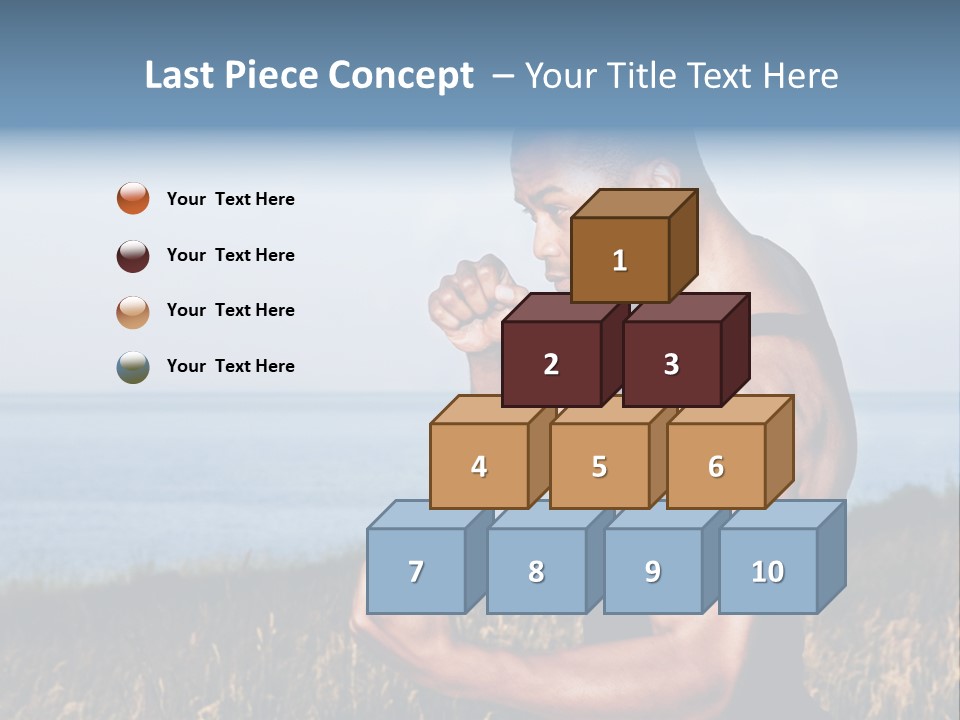 Arm Man Fit PowerPoint Template