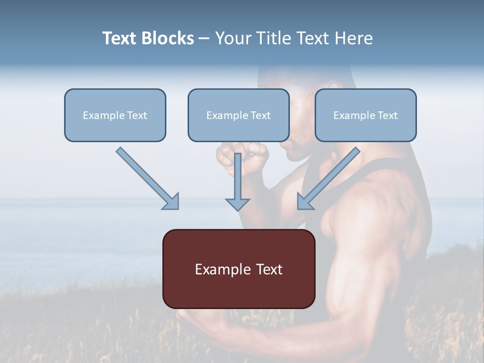 Arm Man Fit PowerPoint Template