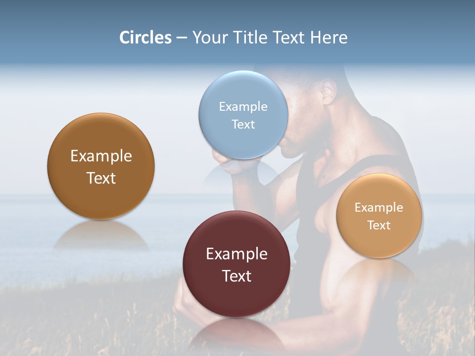 Arm Man Fit PowerPoint Template