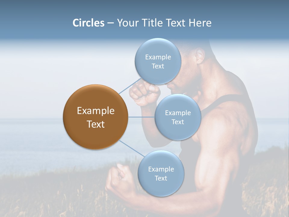 Arm Man Fit PowerPoint Template