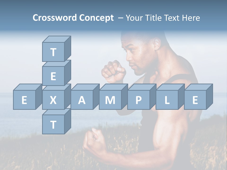 Arm Man Fit PowerPoint Template