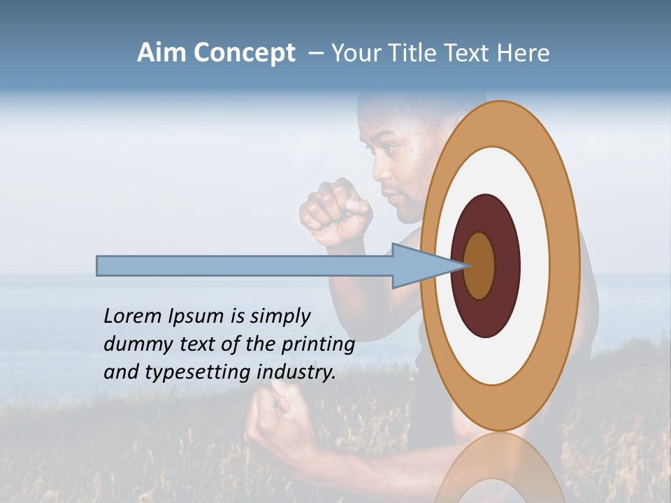 Arm Man Fit PowerPoint Template