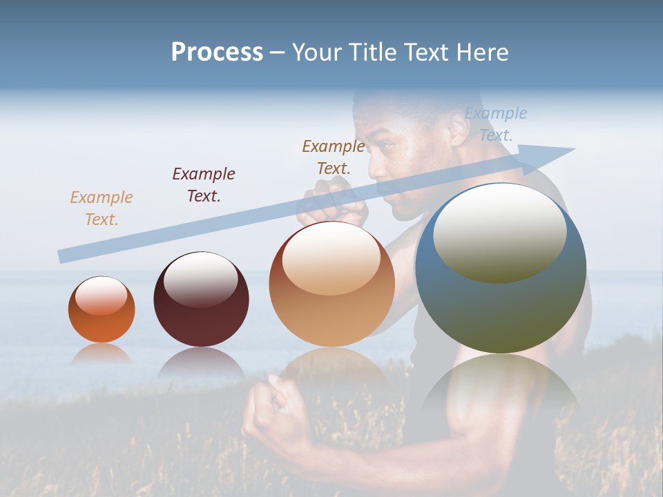 Arm Man Fit PowerPoint Template