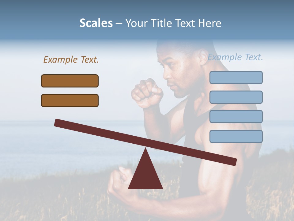 Arm Man Fit PowerPoint Template