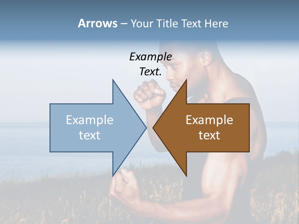 Arm Man Fit PowerPoint Template