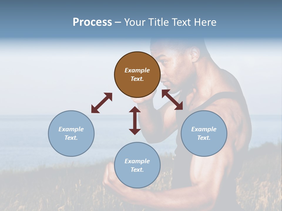 Arm Man Fit PowerPoint Template