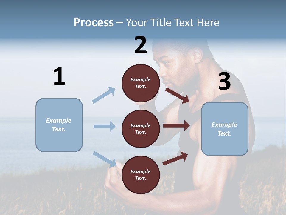 Arm Man Fit PowerPoint Template