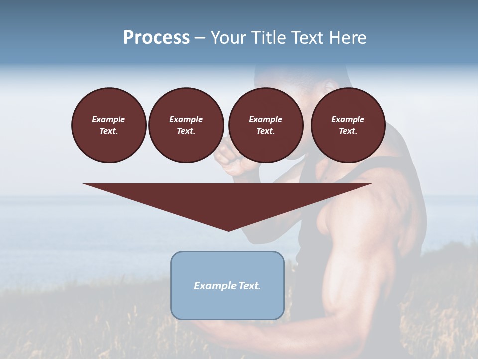 Arm Man Fit PowerPoint Template