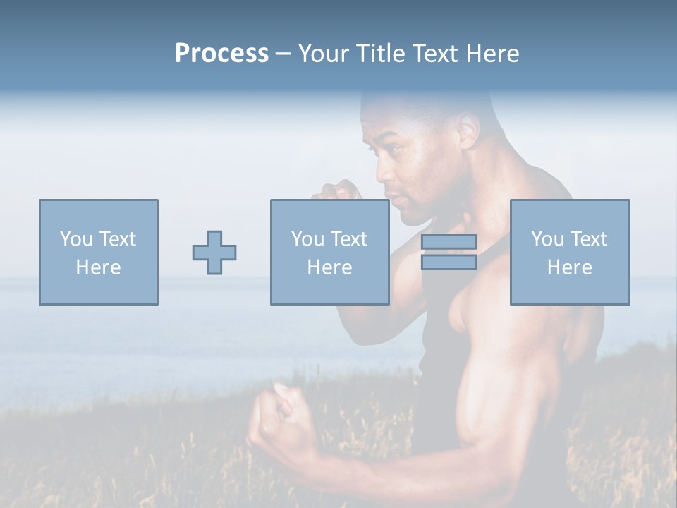 Arm Man Fit PowerPoint Template