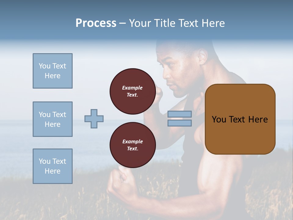 Arm Man Fit PowerPoint Template