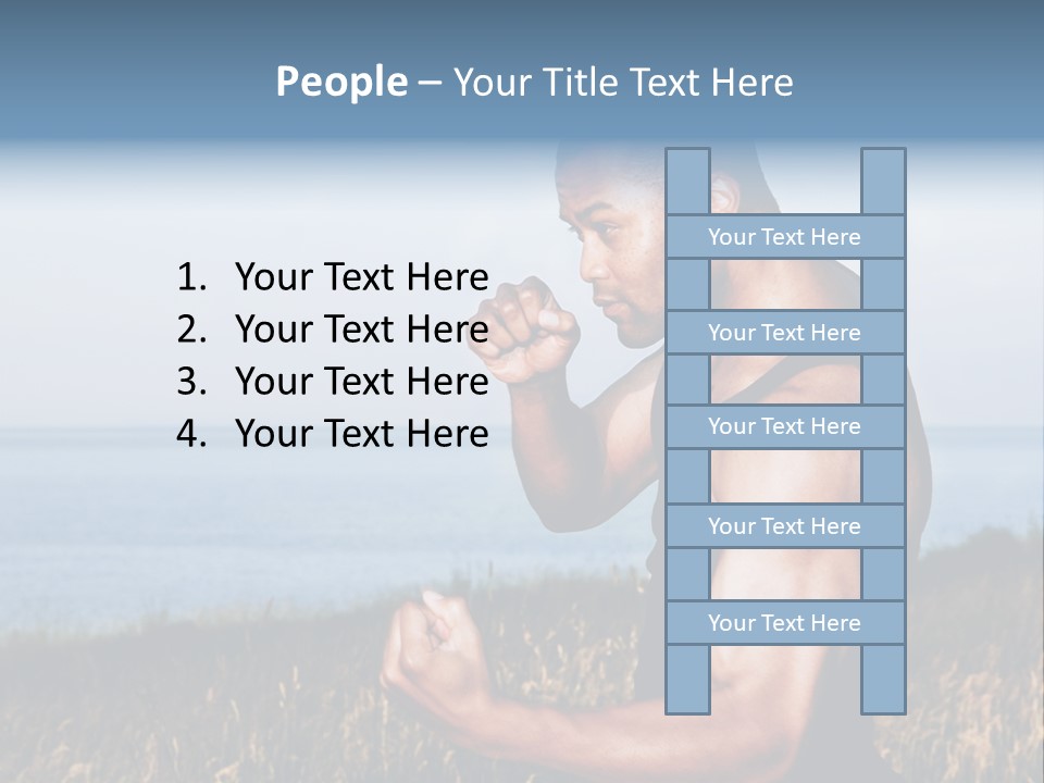 Arm Man Fit PowerPoint Template