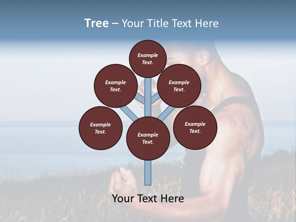 Arm Man Fit PowerPoint Template