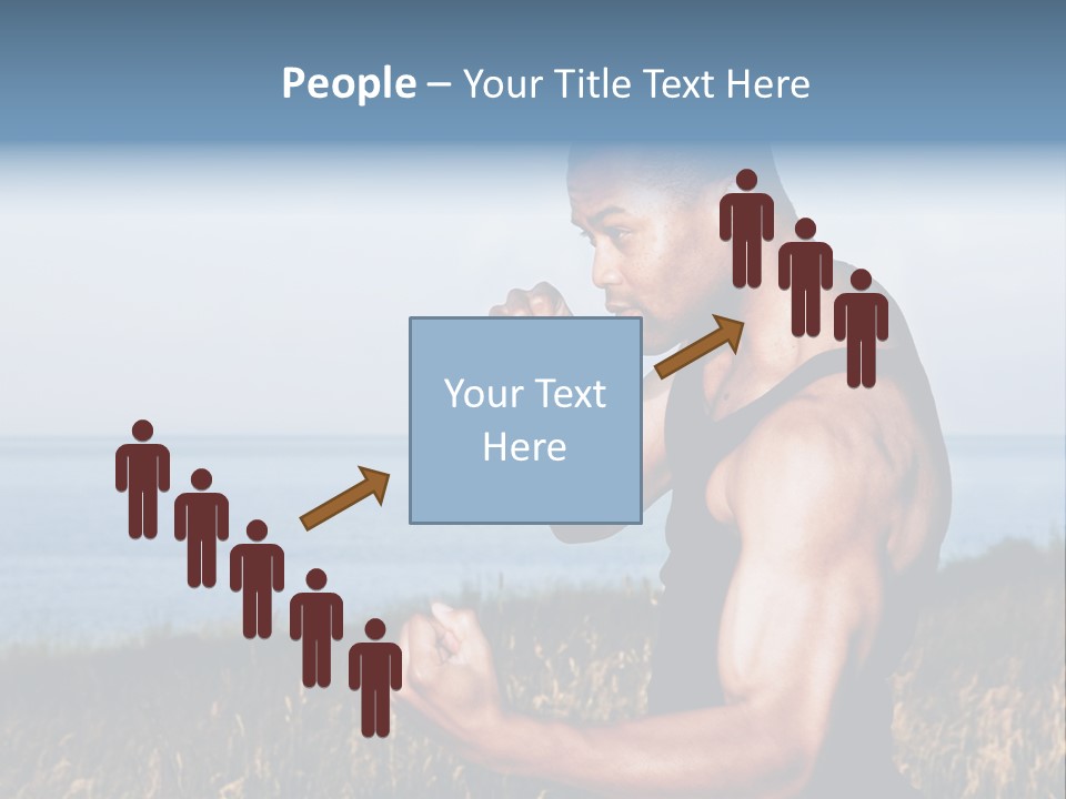Arm Man Fit PowerPoint Template