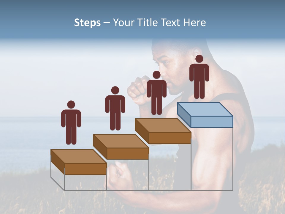Arm Man Fit PowerPoint Template