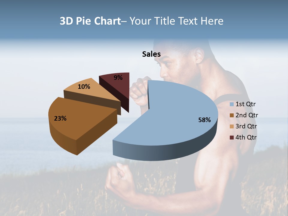Arm Man Fit PowerPoint Template