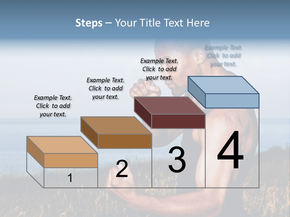 Arm Man Fit PowerPoint Template