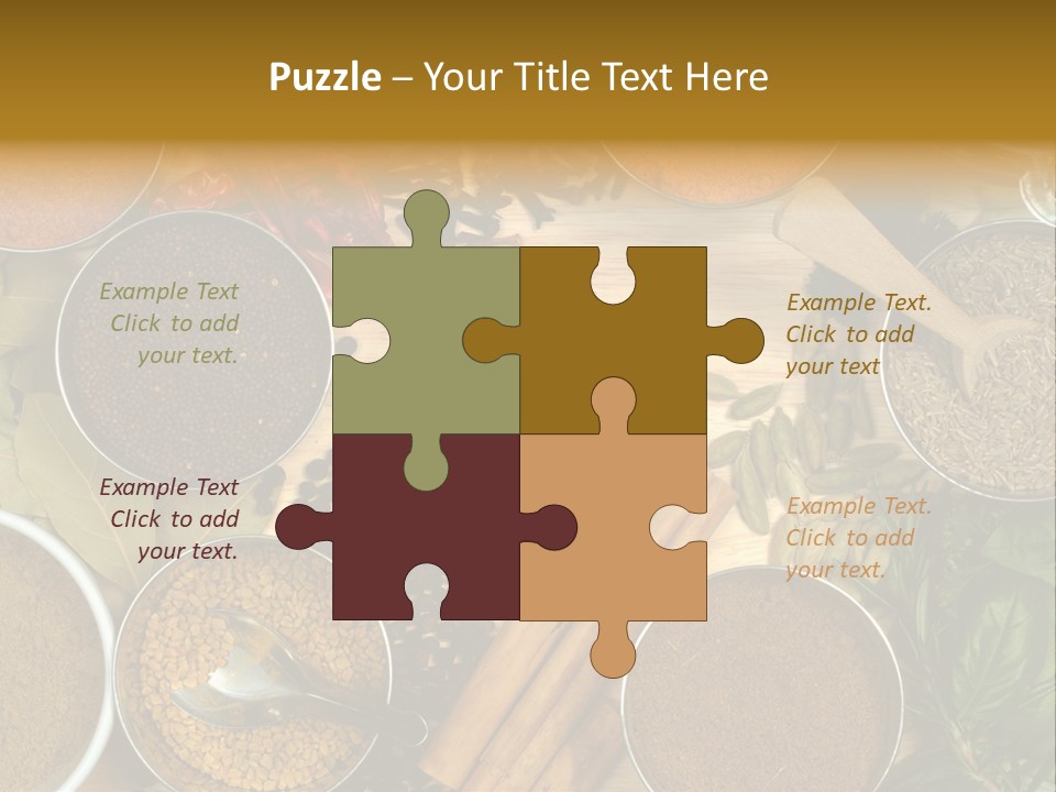 Powder Aroma Curry PowerPoint Template
