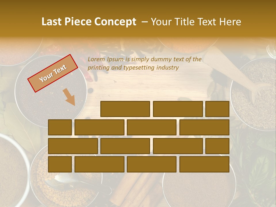 Powder Aroma Curry PowerPoint Template