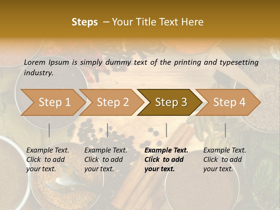 Powder Aroma Curry PowerPoint Template
