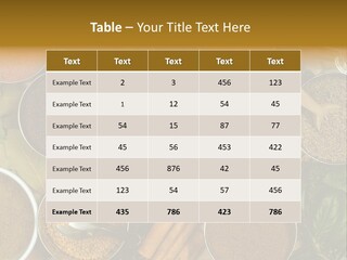 Powder Aroma Curry PowerPoint Template