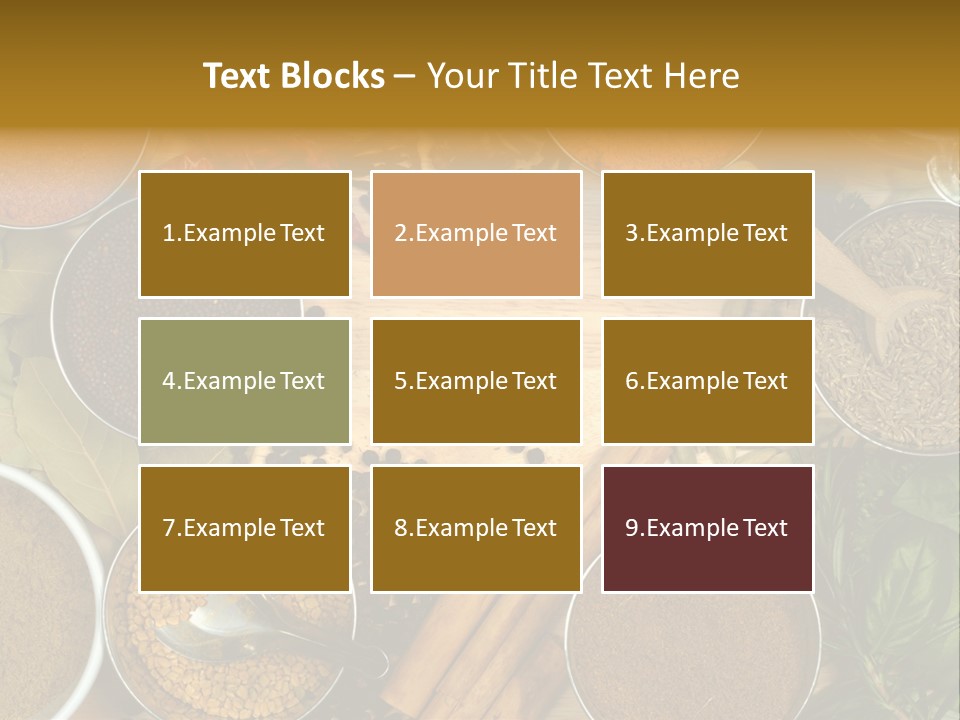 Powder Aroma Curry PowerPoint Template