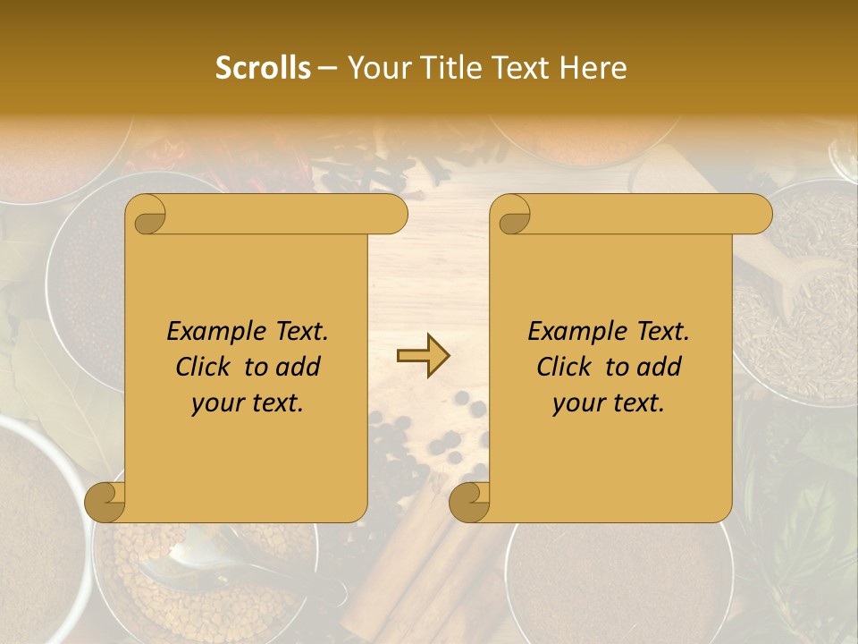 Powder Aroma Curry PowerPoint Template
