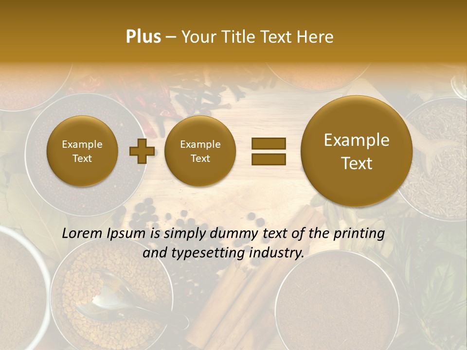 Powder Aroma Curry PowerPoint Template