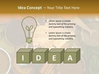 Powder Aroma Curry PowerPoint Template