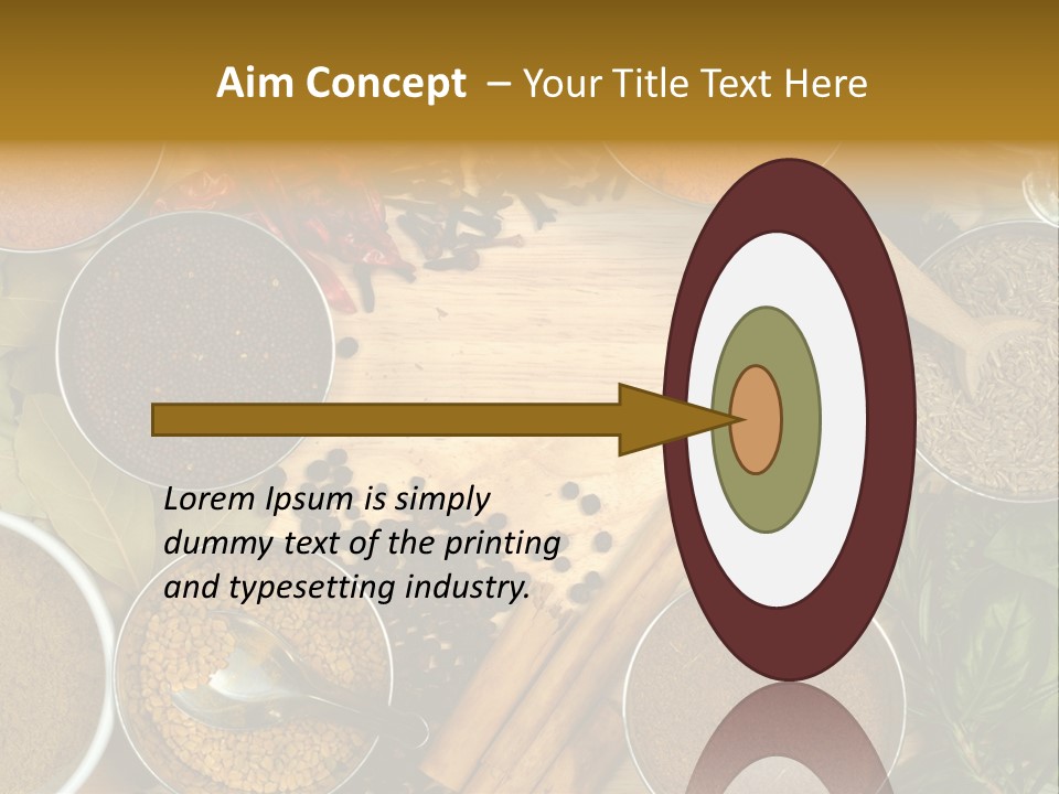 Powder Aroma Curry PowerPoint Template