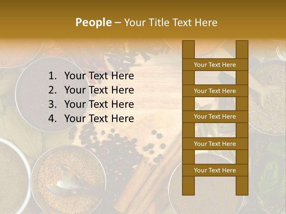 Powder Aroma Curry PowerPoint Template