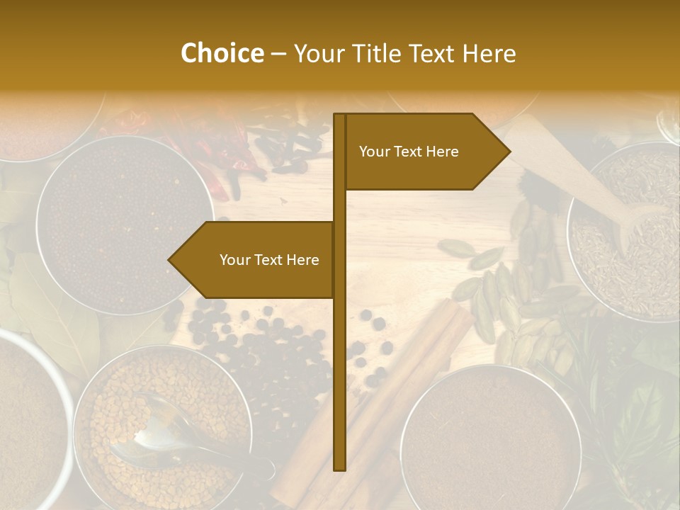 Powder Aroma Curry PowerPoint Template