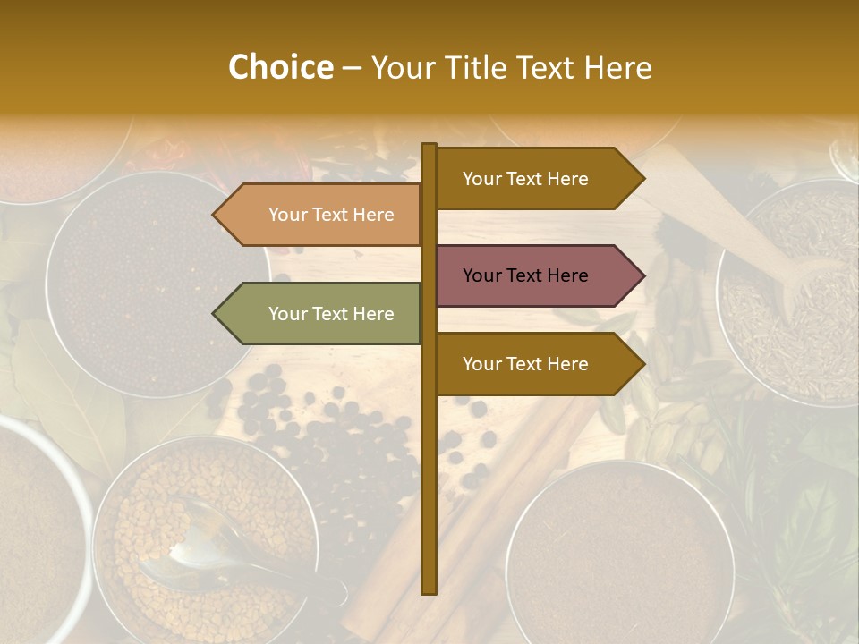 Powder Aroma Curry PowerPoint Template