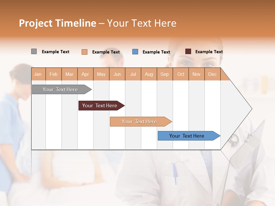 Attractive Care Woman PowerPoint Template