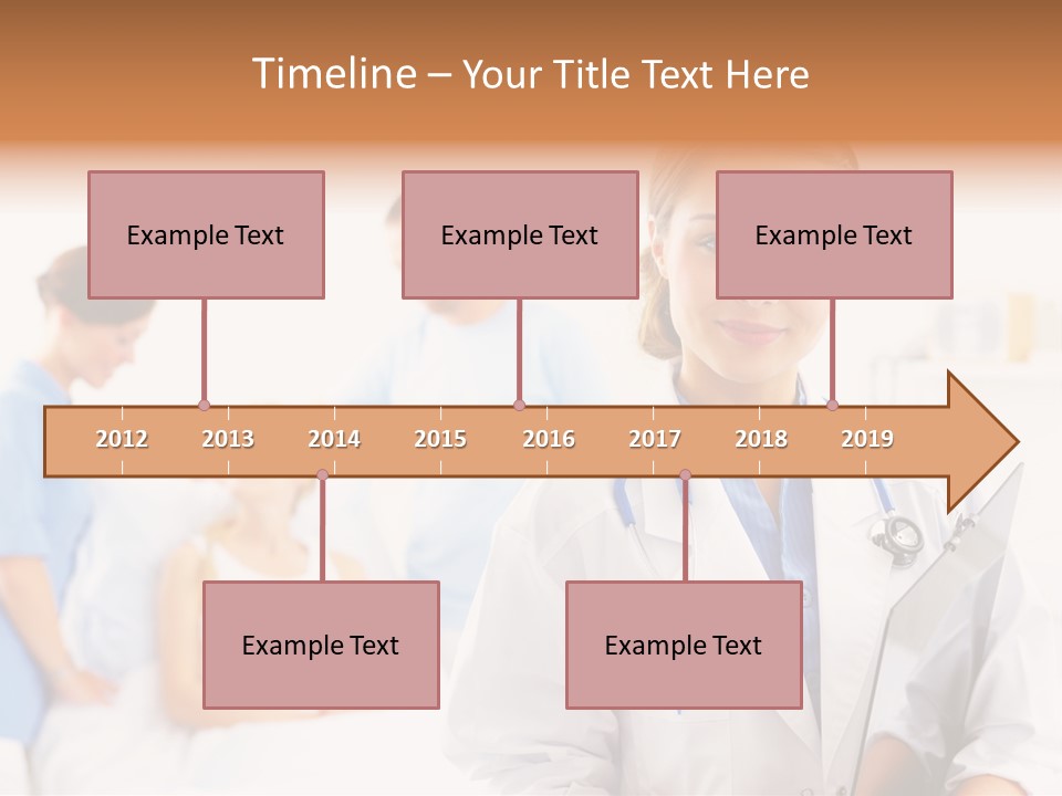 Attractive Care Woman PowerPoint Template