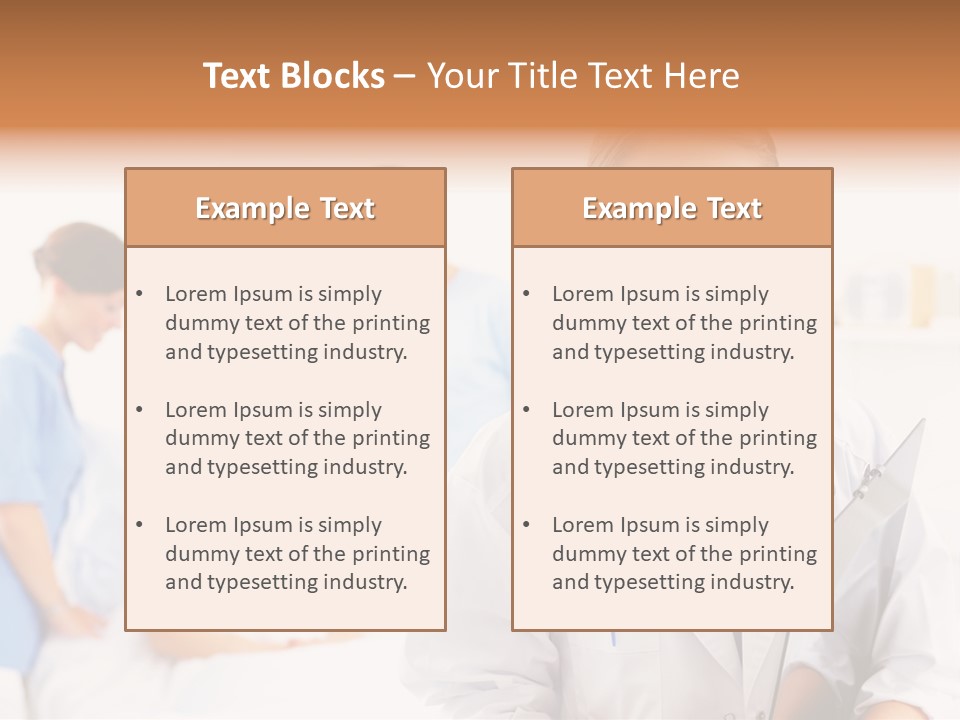 Attractive Care Woman PowerPoint Template