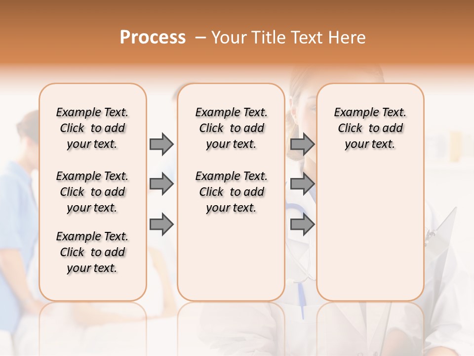 Attractive Care Woman PowerPoint Template